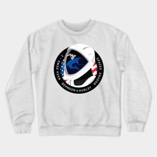 SpaceX Artwork for DM-2 Crewneck Sweatshirt